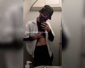 Dennis Nickolero aka dennisnickolero OnlyFans Video - Full video  Lavatory cum  I wish you was here