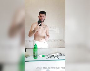 Xdevil_redx aka devil_red OnlyFans Video - Goodmorning shower me