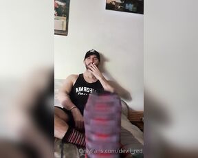 Xdevil_redx aka devil_red OnlyFans Video - Goodmorning guys like smoke and socks