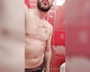 Xdevil_redx aka devil_red OnlyFans Video - Goodmorning shower me Red passion