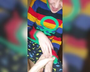 CuteVasya aka cutevasya OnlyFans Video - My friend playing with my dick