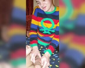 CuteVasya aka cutevasya OnlyFans Video - My friend playing with my dick