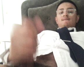 LatinPapiz aka latinpapiz OnlyFans Video - Lunch break at its finest  wish daddy was here to help lick this cum off