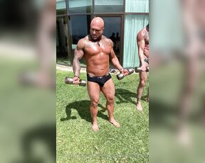 Gunnar Stone VIP aka gunnarstonevip OnlyFans Video - Pumping up before shooting  the_greek_savage