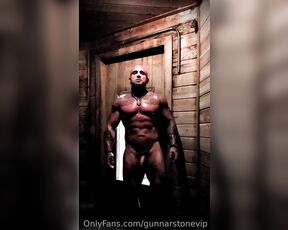 Gunnar Stone VIP aka gunnarstonevip OnlyFans Video - I have my own private sauna care to join