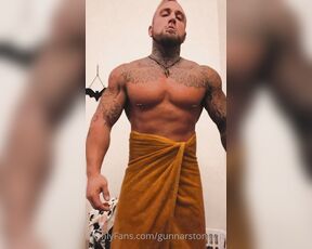 Gunnar Stone VIP aka gunnarstonevip OnlyFans Video - Who wants to come worship this rock hard muscle and eat daddys tight muscle hole