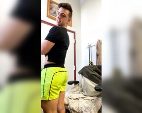 Jakeyyyv aka jakeyyyv OnlyFans Video - These shorts are so fun Also went to the gym before work today and boy do