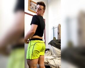 Jakeyyyv aka jakeyyyv OnlyFans Video - These shorts are so fun Also went to the gym before work today and boy do