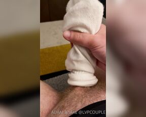 ADAM AND JAKE aka lvpcouple OnlyFans Video - 07-24-2022 - Thought those new socks were a bit too pristine, so decided to christen one by filling