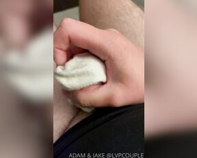 ADAM AND JAKE aka lvpcouple OnlyFans Video - 07-24-2022 - Thought those new socks were a bit too pristine, so decided to christen one by filling