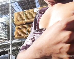 Cornelio_sama aka cornelio_sama OnlyFans Video - 11-22-2021 - So I went shopping at a outdoor store in transparent sports wear  Transparent top and