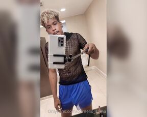 Cornelio_sama aka cornelio_sama OnlyFans Video - 01-07-2022 - I like going out in my mesh gym shorts and making vids in the mirror at