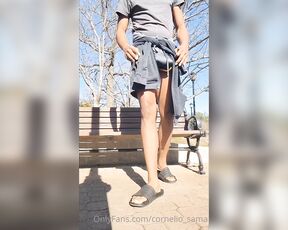 Cornelio_sama aka cornelio_sama OnlyFans Video - 02-14-2022 - Join me at the park Im going for a walk for some much needed fun in