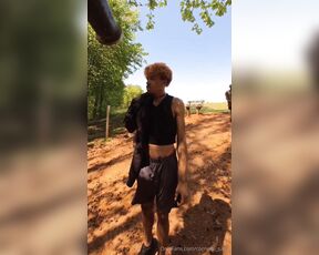 Cornelio_sama aka cornelio_sama OnlyFans Video - 04-25-2024 - After throwing around weights at the gym, I needed a walk through the woods to cool