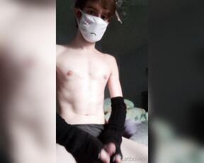 CatboiAoi aka catboiaoi OnlyFans Video - 05-19-2021 - Tight smol cute kitty with abs and tail strokes himself with clear onahole until cummies lt3