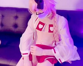 CatboiAoi aka catboiaoi OnlyFans Video - 01-27-2022 - Shrine Maiden Astolfo is here to exorcise the demons from this cursed torso onahole He will