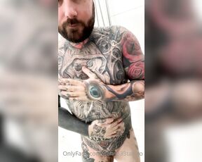 Dan_b33tattoo aka dan_b33tattoo OnlyFans Video - 01-22-2021 - Shower time, nice and clean