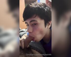 MatyTwink aka matytwinkk OnlyFans Video - 09-15-2022 - Yummy cock bro  let me suck all your hot cock please