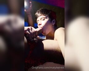 MatyTwink aka matytwinkk OnlyFans Video - 01-04-2023 - I suck my neighbor with a huge cock