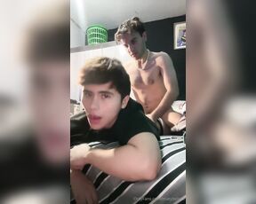 MatyTwink aka matytwinkk OnlyFans Video - 06-07-2024 - my cousin fucks me in his bed