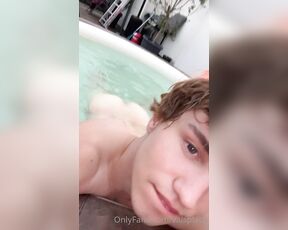 Valentin aka valsplace OnlyFans - Come and join me in the hot tub Im so horny