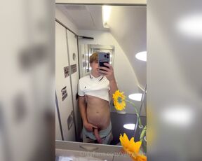 Valentin aka valsplace OnlyFans - Being a good boy with bad behaviour I was way too horny on the 11h flight