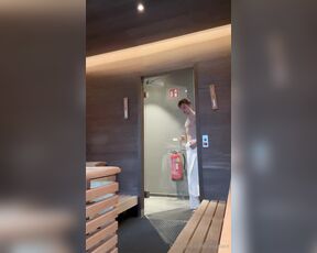 Valentin aka valsplace OnlyFans - Dropped my towel by accident in the sauna