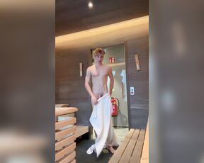 Valentin aka valsplace OnlyFans - Dropped my towel by accident in the sauna