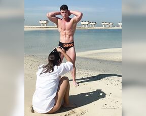 Malik Delgaty aka malikdelgaty OnlyFans - Behind the scene Photoshoot in Dubai by the sea!