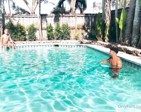 Malik Delgaty aka malikdelgaty OnlyFans - W@geemonroe & @kenzoalvarez Gee and Kenzo were enjoying the pool together Unfortunately, it was too