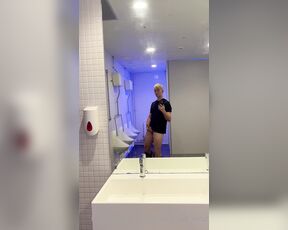 OnlyXXXGuys aka onlyxxxguys OnlyFans - I shot streams of cum into the urinal just at the thought of being caught out,