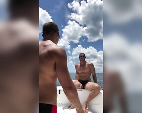 OnlyXXXGuys aka onlyxxxguys OnlyFans - 12 minutes of boat action  simultaneous cum shot, says this video of @saltyboys, two American