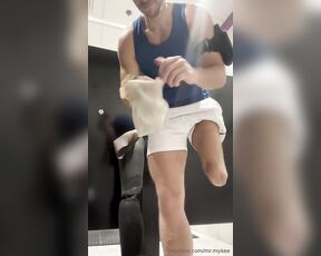 Mr Mykee aka mr.mykee OnlyFans Video - 11-22-2023 - I have to clean leg sweat out in between parts of my workoutsthough Ill also take