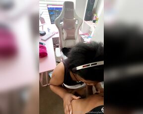 Ebonytwin aka ebonytwin OnlyFans Video - 08-30-2024 - BBW trans taking dick during work break