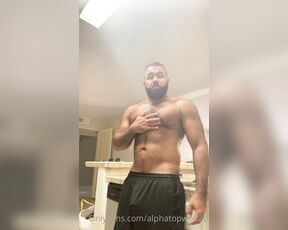 Persian Alpha Wolf aka alphatopwolf22 OnlyFans Video - 10-26-2020 - Got horny cooking breakfast so I had to stroke one out in the kitchen  Who