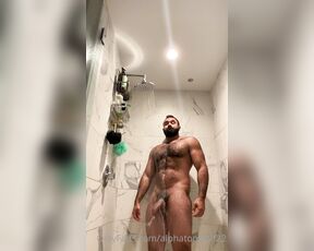 Persian Alpha Wolf aka alphatopwolf22 OnlyFans Video - 05-18-2021 - Still obsessed with this shower but its shame I dont got a bottom to service me