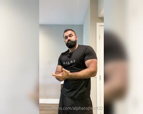 Persian Alpha Wolf aka alphatopwolf22 OnlyFans Video - 09-28-2021 - A little Daddy strip show for youI would say strip tease but Im no tease Im