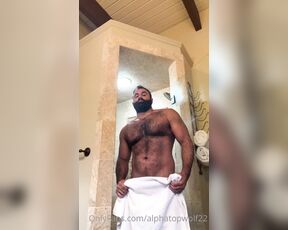 Persian Alpha Wolf aka alphatopwolf22 OnlyFans Video - 05-06-2023 - Who wants to join Daddy for a rinse  Like if youd lemme pound your wet