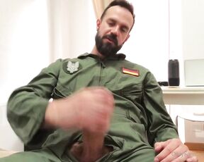 Andy Onassis XXL aka andyonassis - 03-20-2023 OnlyFans Video - Military XXL big Cock cream cum