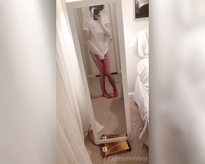 Cutesy Femboy aka cutesyfemboy - 09-24-2020 OnlyFans Video - some mirror teasing vids