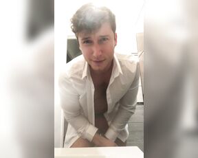 OnlyXXXGuys aka onlyxxxguys OnlyFans - Alone today no neighbors are sleeping behind the bathroom cum got everywhere, I think, says @redclark,