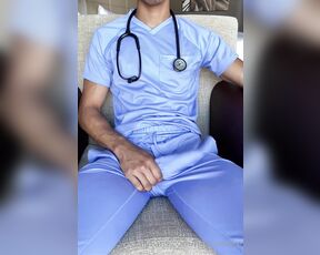 OnlyXXXGuys aka onlyxxxguys OnlyFans - Think the other residents can see my boner through my scrubs , says @heycumere 23),