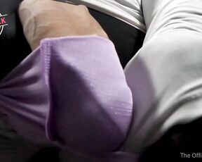 Horse Cock aka horse_cock - 11-18-2021 OnlyFans Video - My favorite leggings hiding my purple undies and my big bulging cock