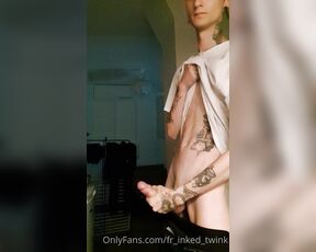 Fr_Inked_Twink aka fr_inked_twink - 09-18-2022 OnlyFans Video - Its waving at you, what will you do