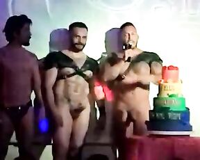 Charly Diaz aka charlydiaz - 06-26-2018 OnlyFans Video - Festejando al desnudo entre amigos el cumpleaños de una gran persona y PORN STAR Viktor Rom