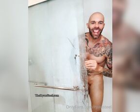 Ryan Steel aka ryansteel - 10-10-2020 OnlyFans Video - HOT, STEAMY, and DRIPPING in the shower If you were here Id have you on your