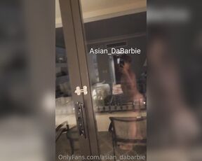 Asian DaBarbie aka asian_dabarbie - 12-05-2022 OnlyFans Video - Caught my reflection and I thought I look good