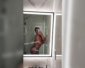 Asian DaBarbie aka asian_dabarbie - 10-22-2023 OnlyFans Video - A lil pre shower moments