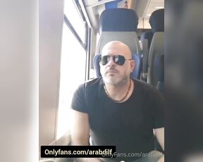 Arab dilf aka arabdilf - 03-28-2022 OnlyFans Video - You sat in the train facing this daddy Its obvious he likes you but he is