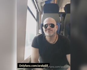 Arab dilf aka arabdilf - 03-28-2022 OnlyFans Video - You sat in the train facing this daddy Its obvious he likes you but he is